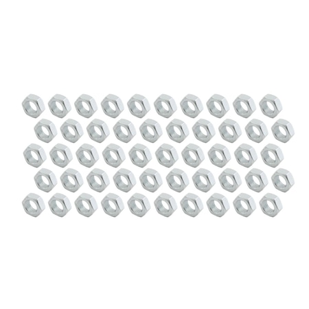 Allstar Performance 0.62-18 in. Right Hand Steel Jam Nuts, 50PK ALL18260-50